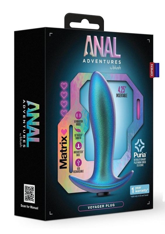 ANAL ADVENTURES MARTIX VOYAGER VIBRATING ANAL PLUG