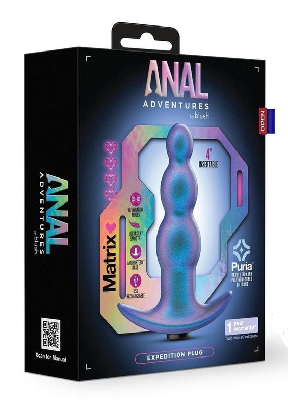 ANAL ADVENTURES MARTIX EXPEDITION VIBRATING ANAL PLUG