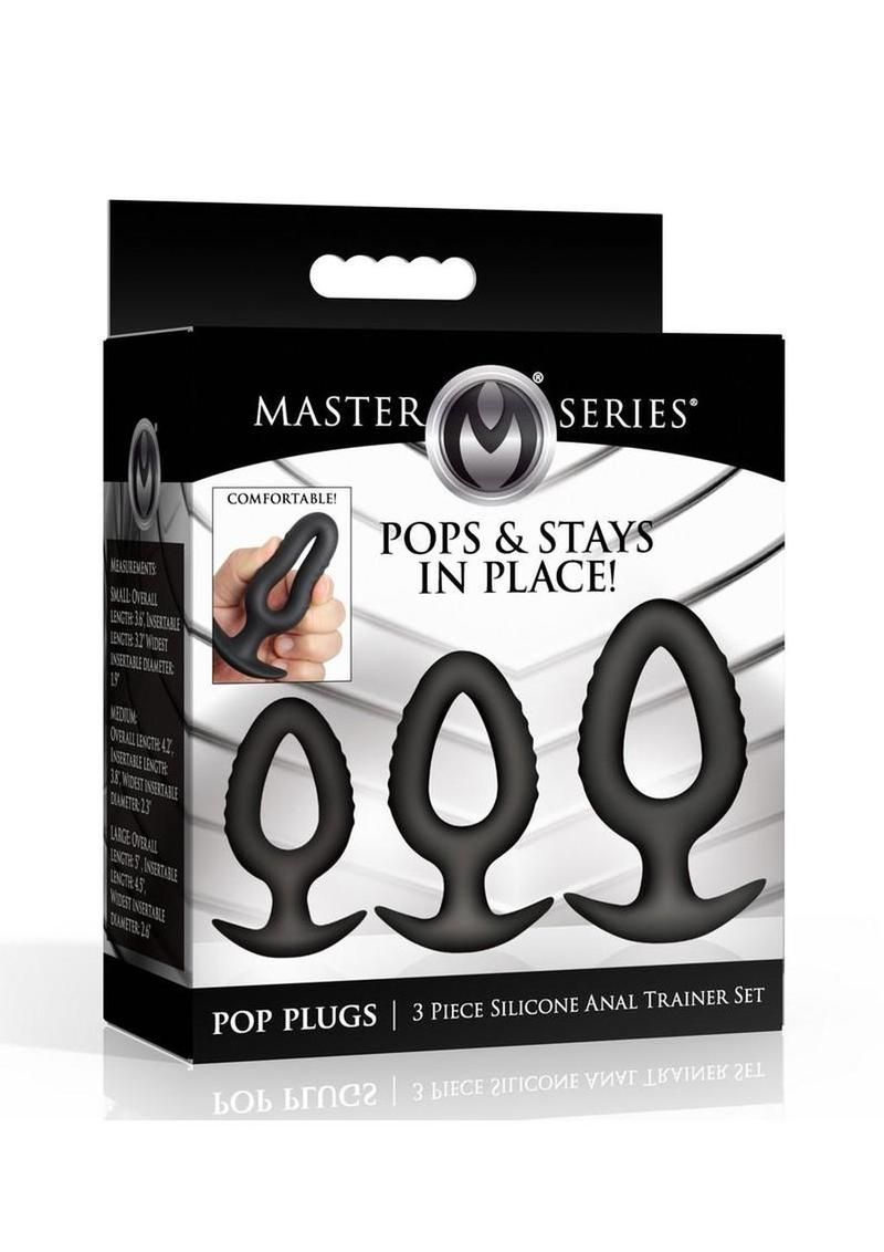 MASTER SERIES POP PLUGS HOLLOW ANAL TRAINER SET MASTER SERIES POP PLUGS HOLLOW ANAL TRAINER SET