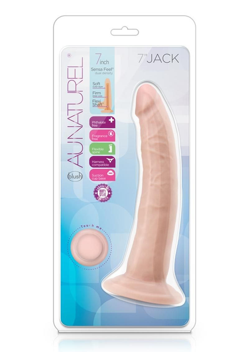 AU NATUREL JACK DILDO 7inch BEIGE AU NATUREL JACK DILDO 7inch BEIGE