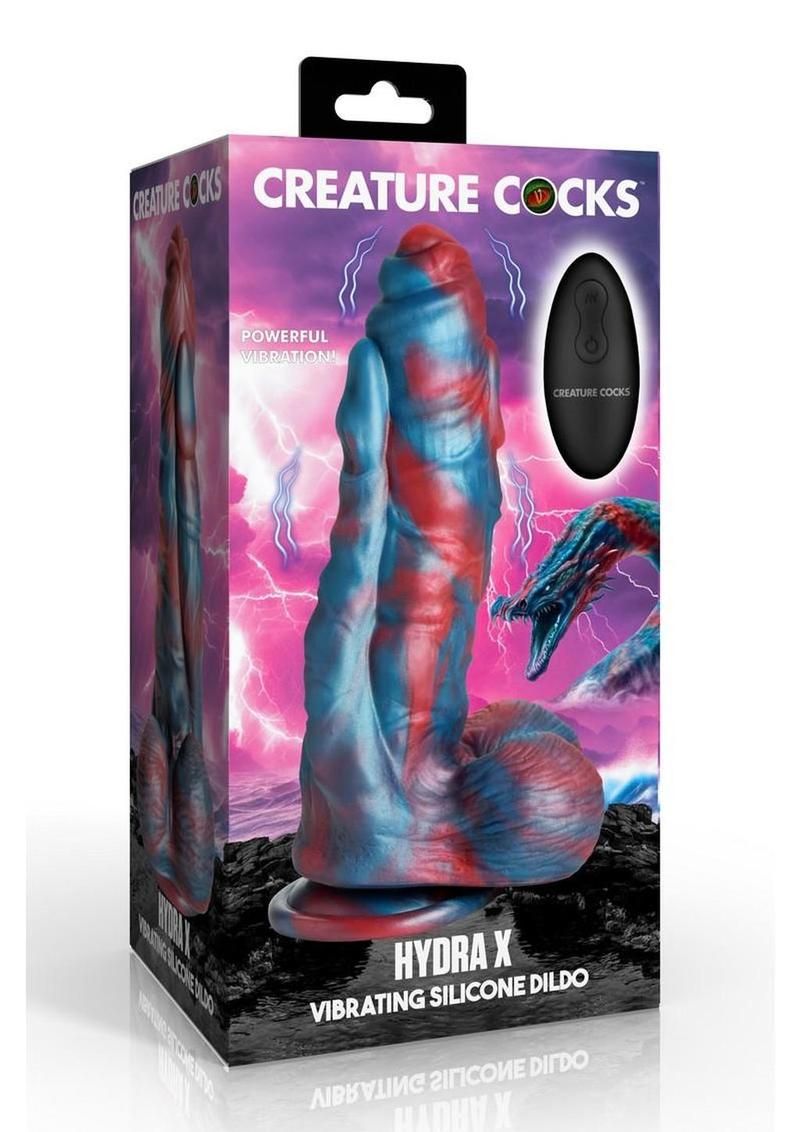 CREATURE COCKS HYDRA X VIBRATING DILDO WITH REMOTE