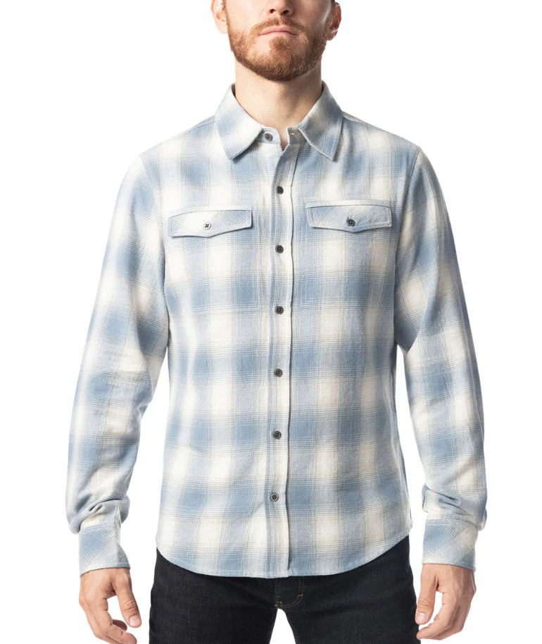 NASTY PIG BRAWN LONG SLEEVE SHIRT PERRY BLUE, Size: SAMLL