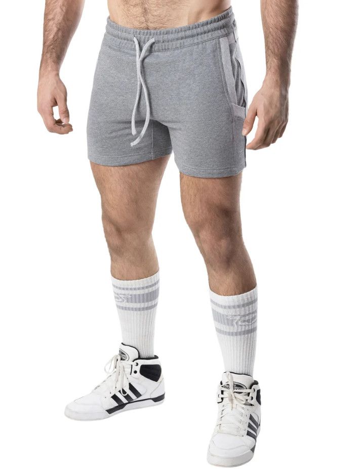 NASTY PIG NEXUS RUGBY SHORT DARK HEATHER & LIGHT HEATHER NASTY PIG NEXUS RUGBY SHORT DARK HEATHER & LIGHT HEATHER, Size: SMALL