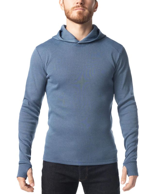 NASTY PIG UNION HOODIE LONG SLEEVE 2.0 MIDNIGHT NAVY & BLUE STEEL