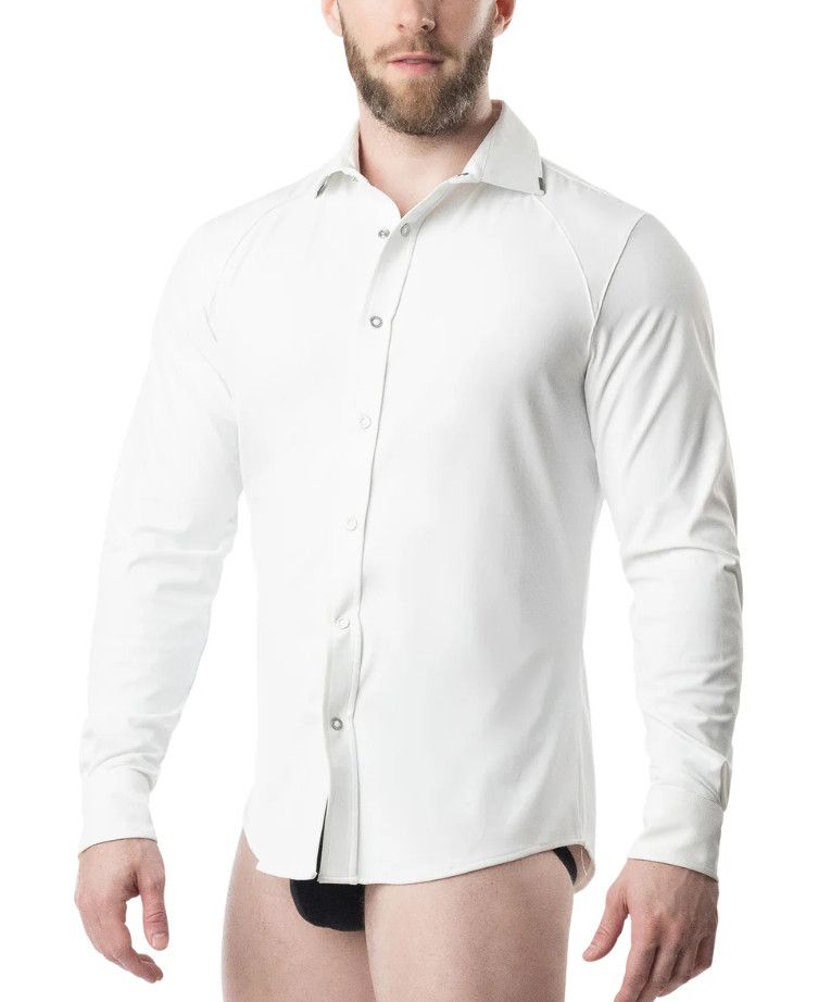 NASTY PIG TRADE DRESS SHIRT WHITE, Size: SMALL