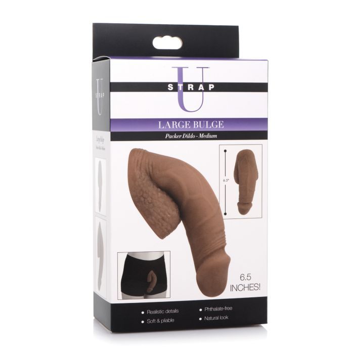 STRAP U LARGE BULGE SOFT PACKER, Color: CARAMEL