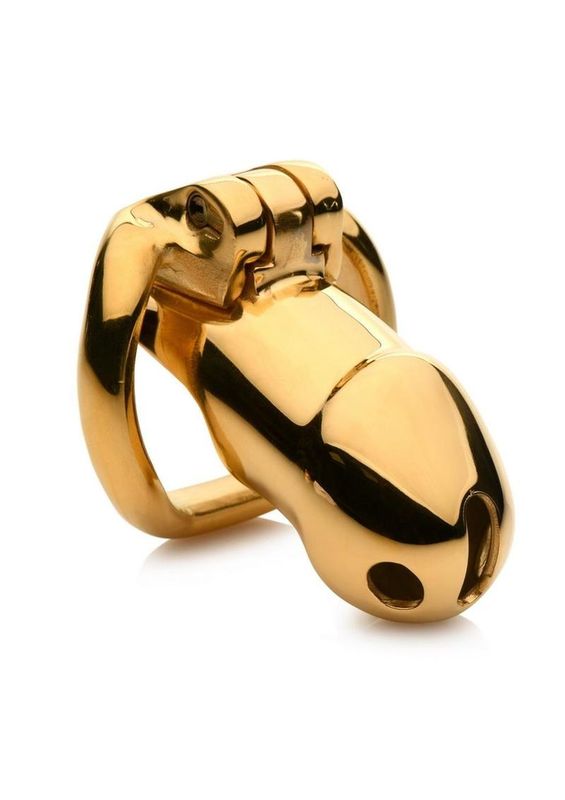 MASTER SERIES MIDAS 18K GOLD CHASTITY CAGE