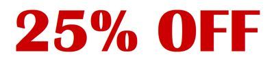 25% Off