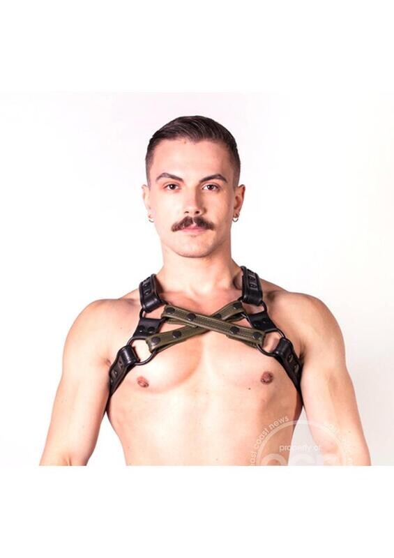 PROWLER RED CROSS HARNESS GREEN/BLK PROWLER RED CROSS HARNESS GREEN/BLK