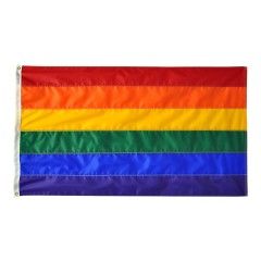 RAINBOW PRIDE FLAG, Size: 16" x 24"