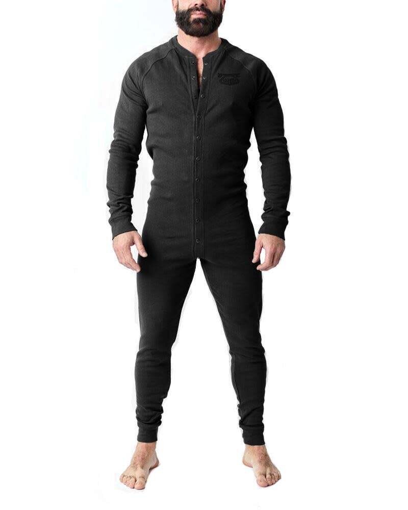 NASTY PIG UNION SUIT FW20 NASTY PIG UNION SUIT FW20, Color: FADED BLACK, Size: SMALL