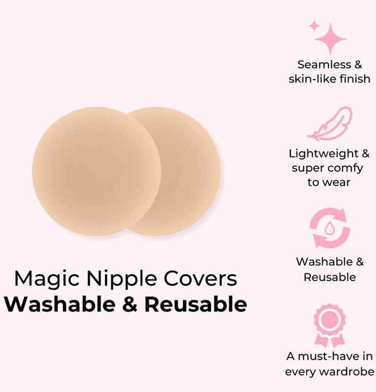 BOOMBA MAGIC NIPPLE COVERS WITH ADHESIVE BOOMBA MAGIC NIPPLE COVERS WITH ADHESIVE