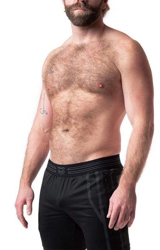 NASTY PIG NIGHT VISION RUGBY SHORT BLACK