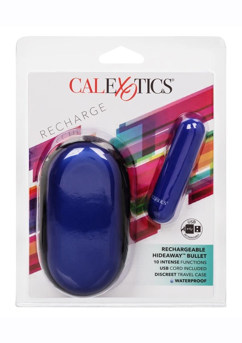RECHARGEABLE HIDEAWAY BULLET, Color: BLUE