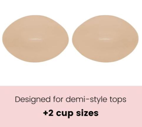 BOOMBA DEMI BOOST INSERTS BEIGE BOOMBA DEMI BOOST INSERTS BEIGE, Size: X-SMALL