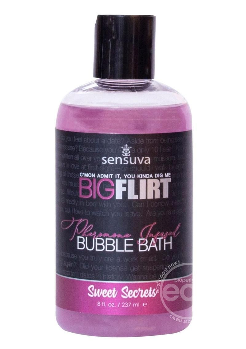 BIG FLIRT PHEROMONE BUBBLE BATH  8 OZ, SCENT: SWEET SECRETS