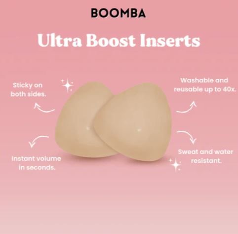 BOOMBA ULTRA BOOST INSERTS, Color: BEIGE, Size: A