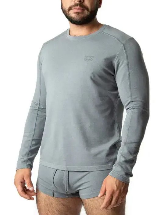 NASTY PIG ALPHA LONG SLEEVE SHIRT GREY