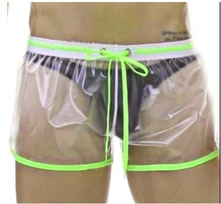 KNOBS PLASTIC SHORTS W/ LIME TRIM