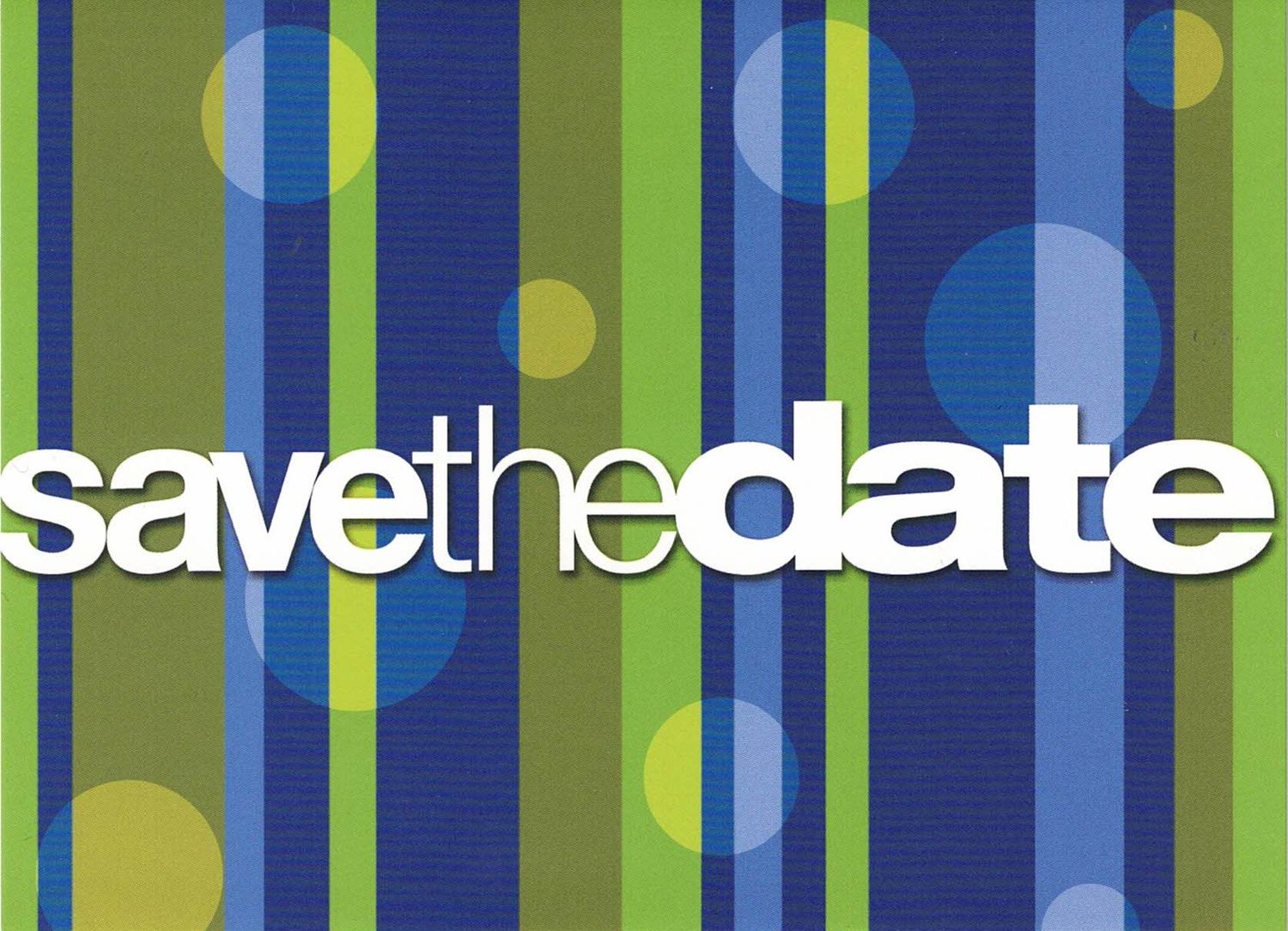 SAVE THE DATE INVITATION SET MODERN BLUE & GREEN SAVE THE DATE INVITATION SET MODERN BLUE & GREEN