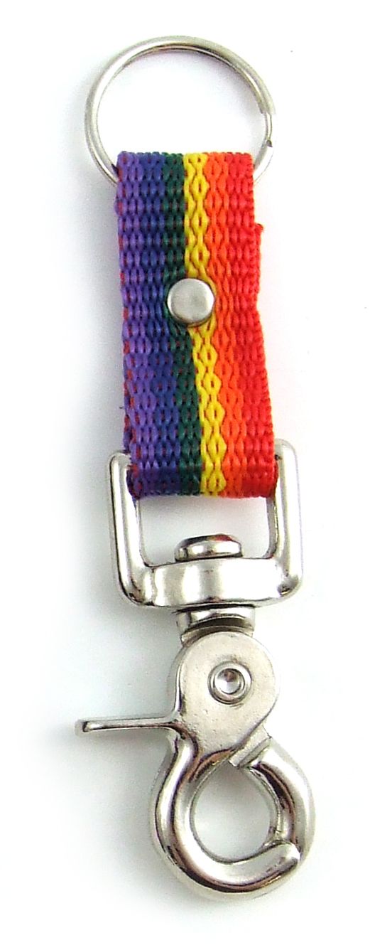 NYLON KEYCHAIN WITH SNAP NYLON KEYCHAIN WITH SNAP