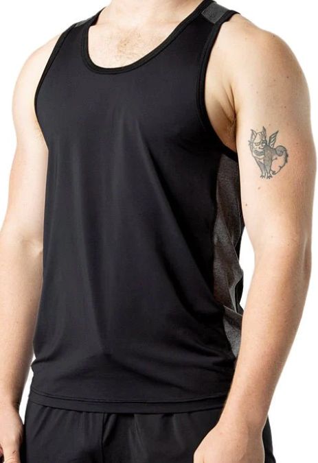 NASTY PIG DRILL TANK TOP BLACK/GREY