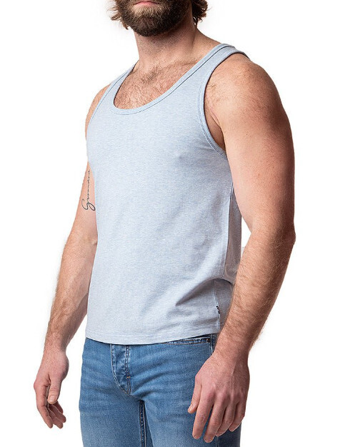 NASTY PIG NP TANK TOP LIGHT HEATHER BLUE, Size: SMALL