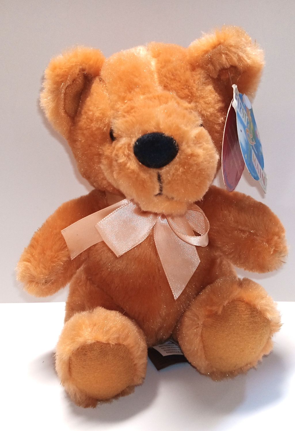 TEDDY BEAR 6" ORANGE