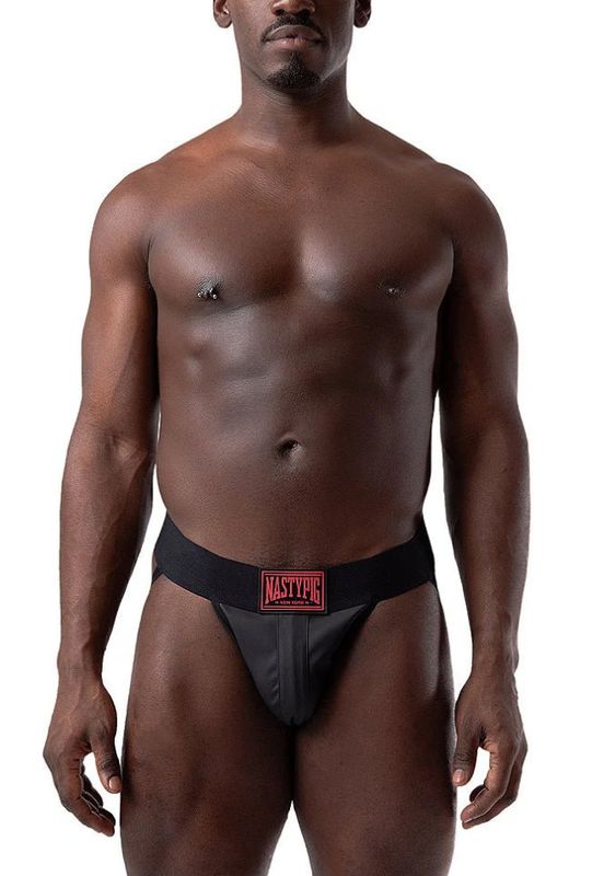 NASTY PIG MEAT HEAD JOCK STRAP BLACK NASTY PIG MEAT HEAD JOCK STRAP BLACK