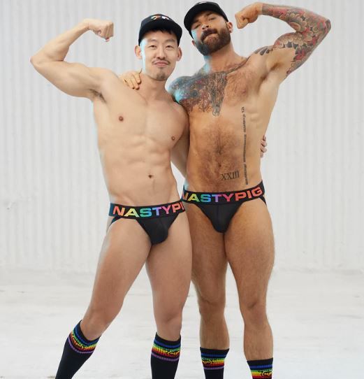 NASTY PIG PRIDE JOCK STRAP 2.0 NASTY PIG PRIDE JOCK STRAP 2.0, Color: BLACK, Size: SMALL