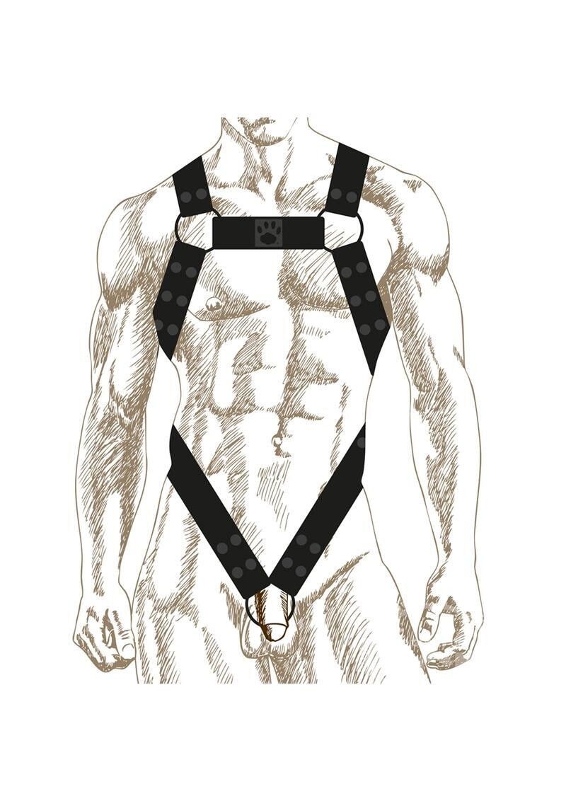 PROWLER RED NOIR BODY HARNESS BLACK, Size: SMALL