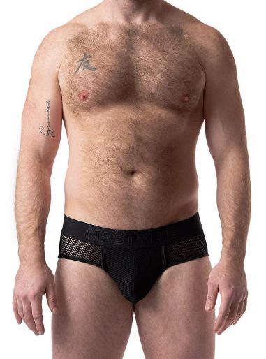 NASTY PIG OPEN ACCESS BRIEF BLACK, Size: SMALL
