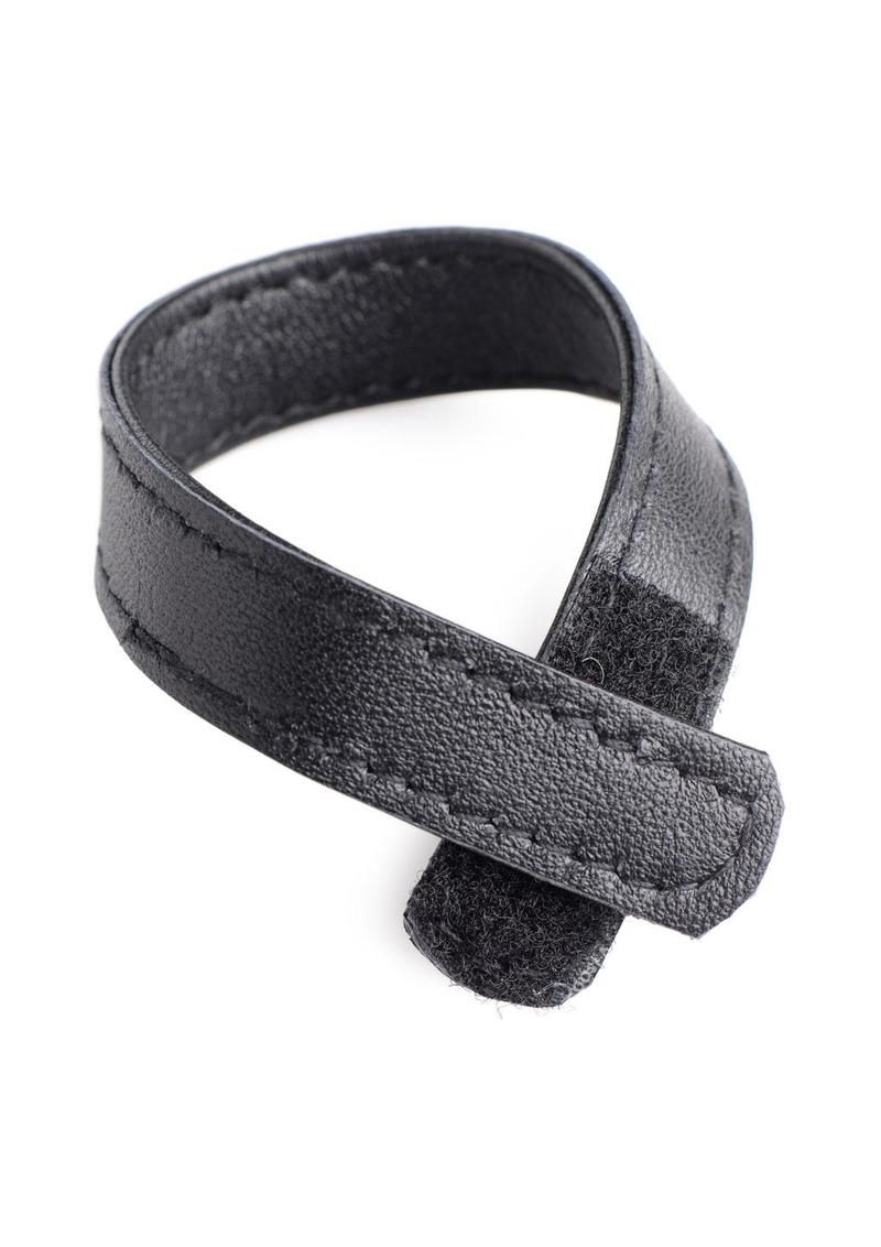 Cock Gear Velcro Leather Cock Ring Cock Gear Velcro Leather Cock Ring , Color: Black