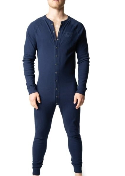 NASTY PIG UNION SUIT NAVY NASTY PIG UNION SUIT NAVY