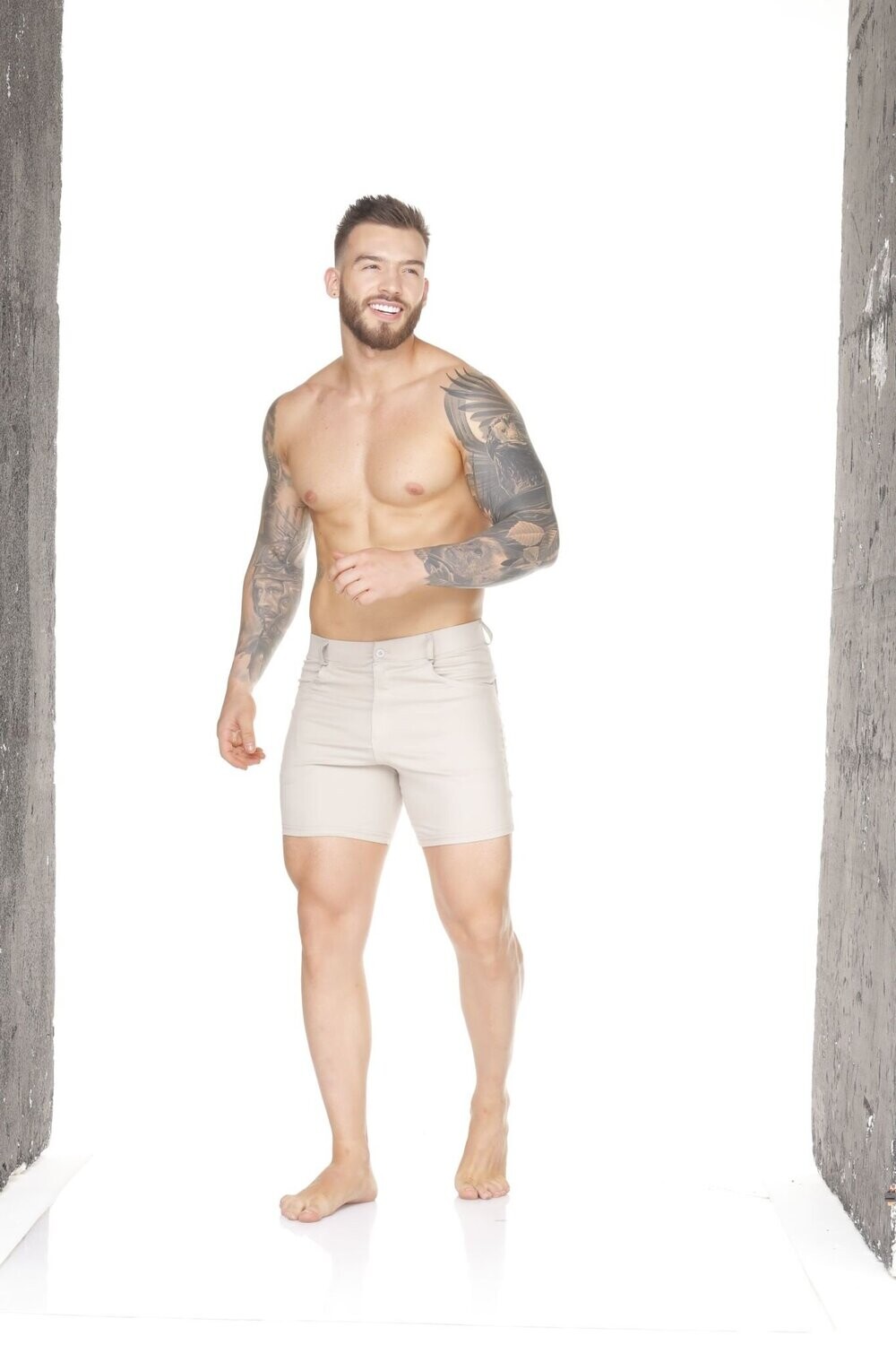 GIGO CLASSIC FOREVER BEIGE SHORTS
