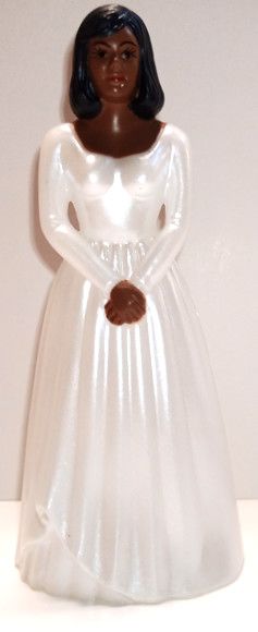 CAKE TOPPER FEMALE FIGURE BROWN CAKE TOPPER FEMALE FIGURE BROWN