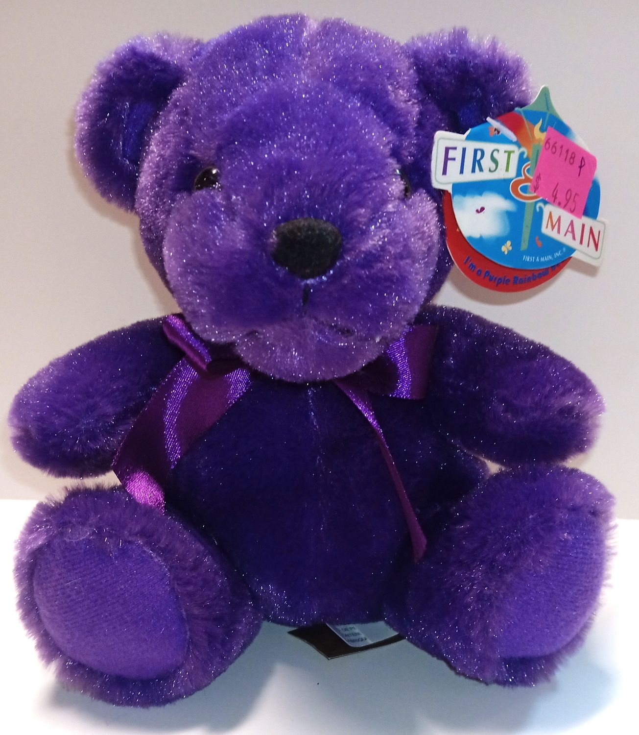 TEDDY BEAR 6 TEDDY BEAR 6" PURPLE