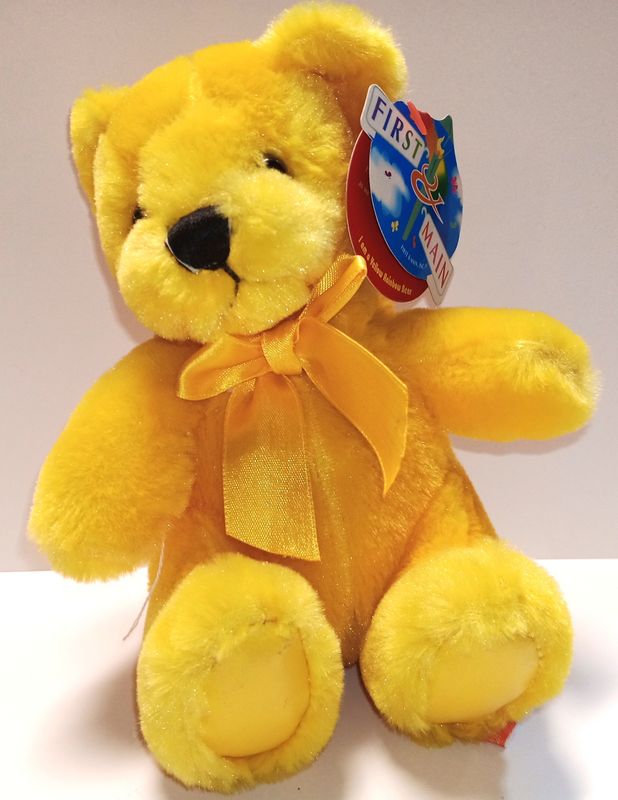 TEDDY BEAR 6" YELLOW