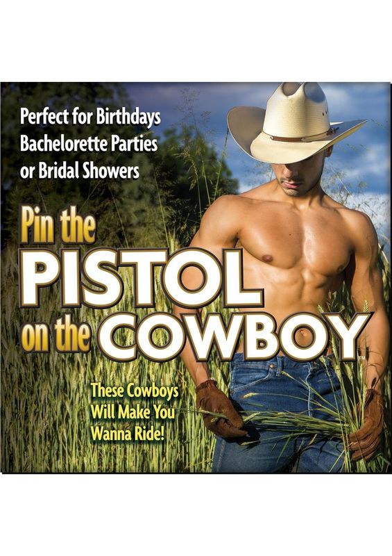 PIN THE PISTOL  ON THE COWBOY