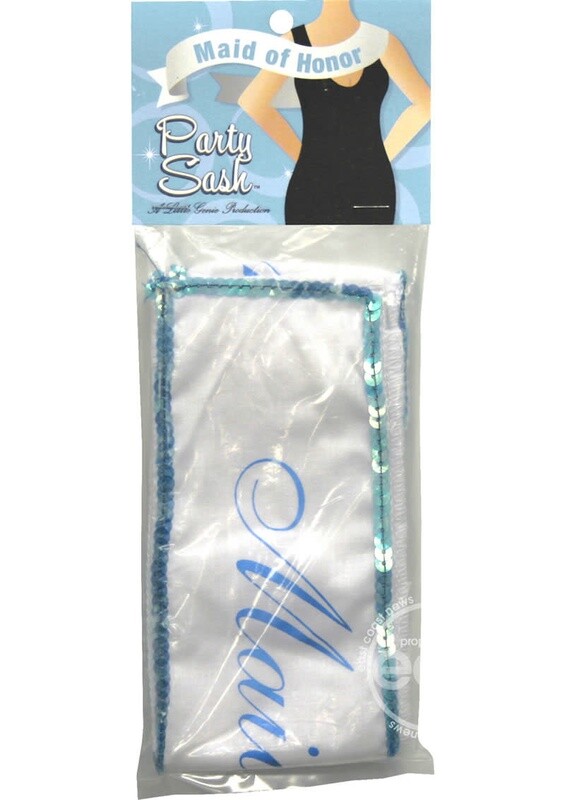 MAID OF HONOR SASH (DISC.)