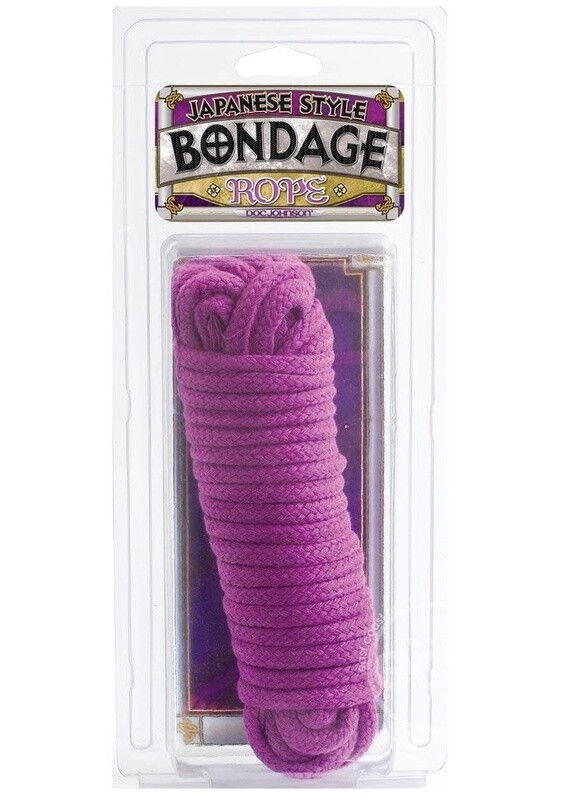 JAPANESE STYLE BONDAGE ROPE PURPLE 32 FEET