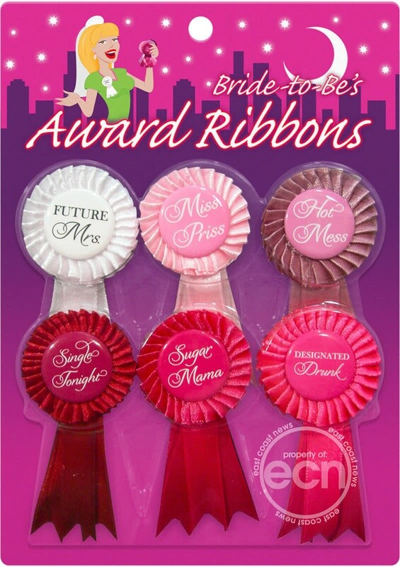 BRIDE TO BE'S AWARD RIBBONS