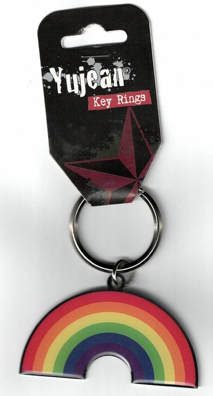 METAL RAINBOW ARCH KEYCHAIN