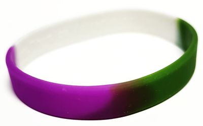 SILICONE GENDER QUEER BRACELET