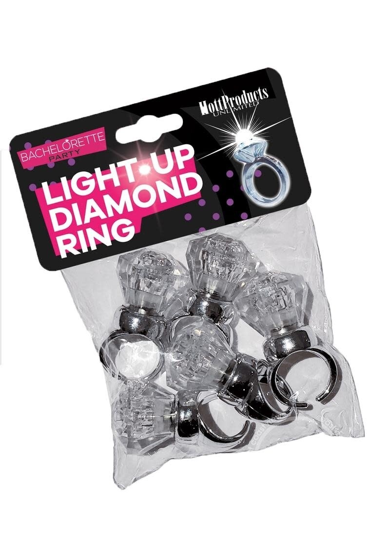 BACHELORETTE PARTY LIGHT UP RING 5 PACK BACHELORETTE PARTY LIGHT UP RING 5 PACK