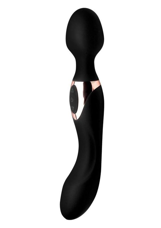 WAND ESSENTIALS DOUBLE SILICONE VIBRATING WAND MASSAGER