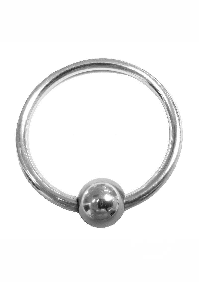 ROUGE STAINLESS STEEL GLANS RING WITH BALL ROUGE STAINLESS STEEL GLANS RING WITH BALL