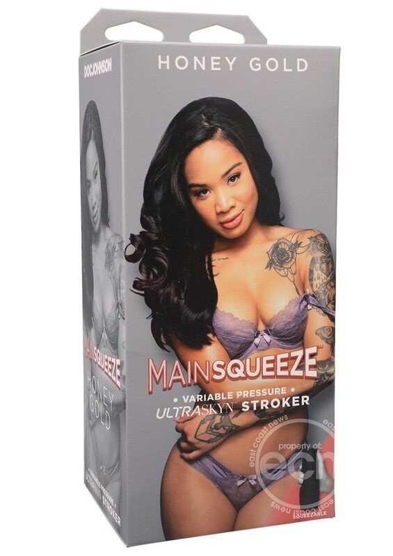 MAIN SQUEEZE HONEY GOLD ULTRASKYN MASTURBATOR