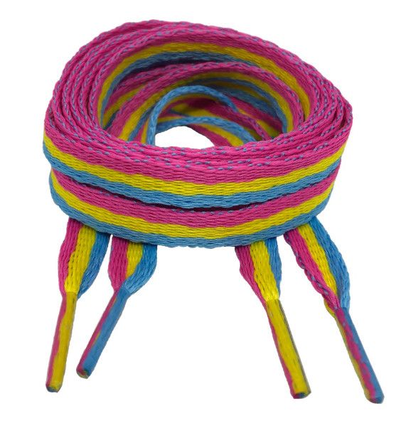 PANSEXUAL PRIDE SHOE LACES