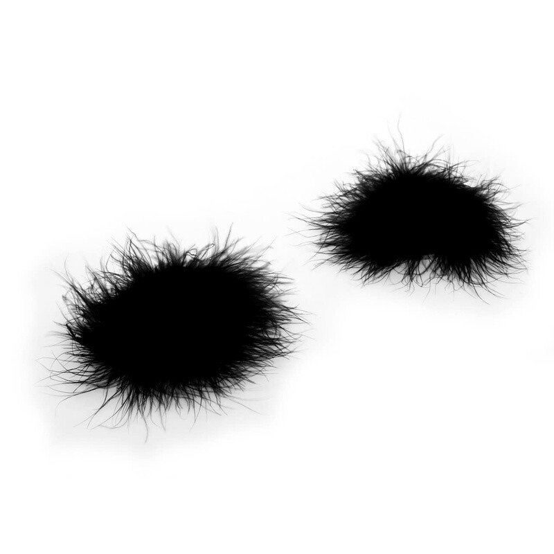 EROGENOUS ZONE BLACK FEATHER PASTIES EROGENOUS ZONE BLACK FEATHER PASTIES